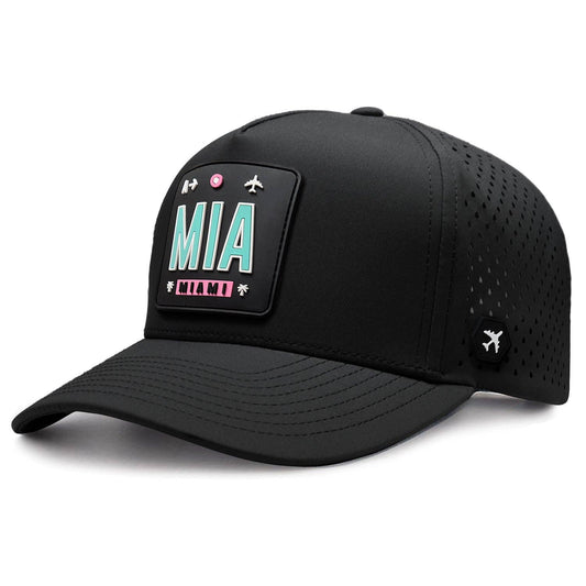 WRLD TAGS - MIA - Miami Hat - Black - Shop Cool Tricks