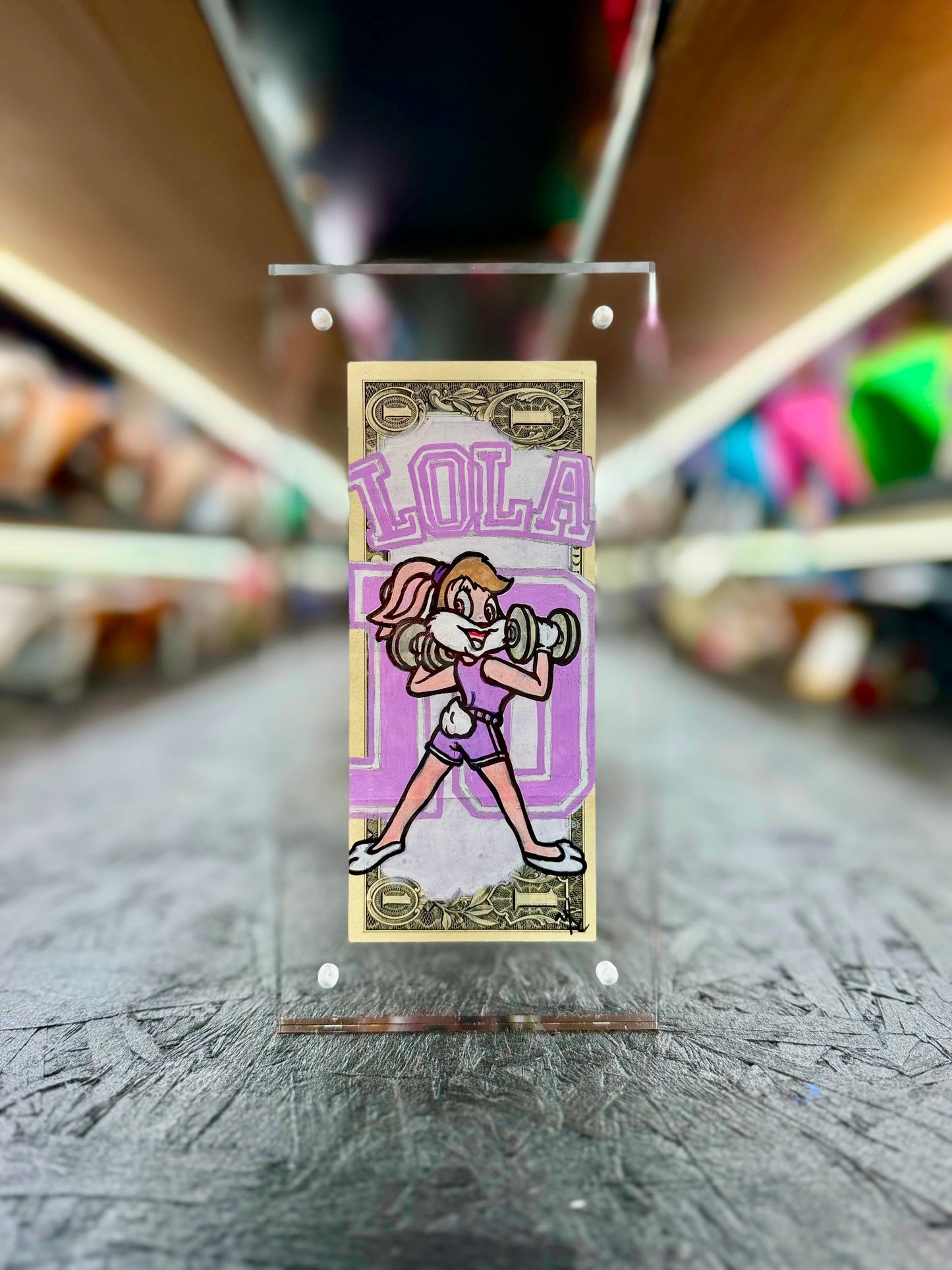 Lola Bugs $1 Dollar Bill Art 1.0