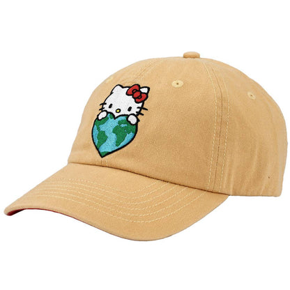 Hello Kitty Earth Day Embroidered Hat