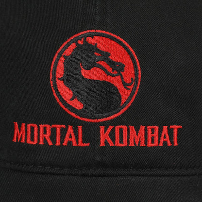 Mortal Kombat Classic Logo  Dad Cap