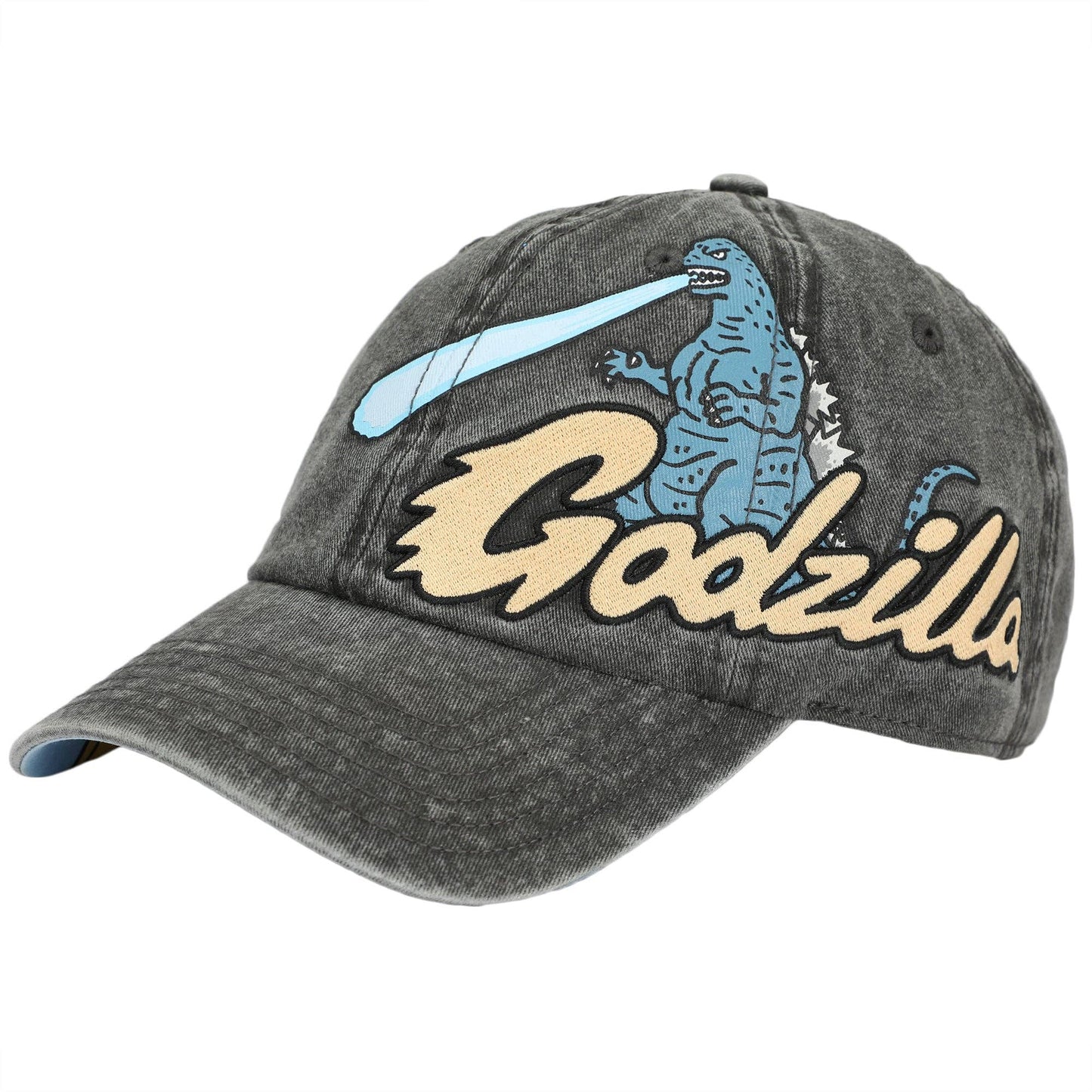 Godzilla Embroidered Pigment Dyed Adjustable Dad Hat