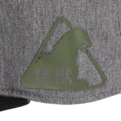 Godzilla Embroidery Cotton Twill B15 Snap Back Snapback