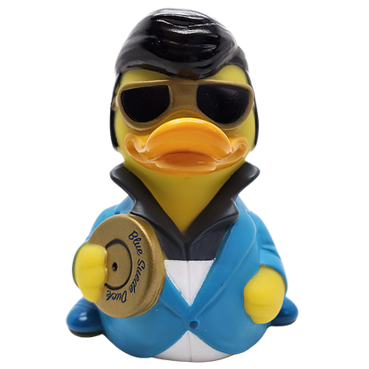 Blue Suede Duck Rubber Duck