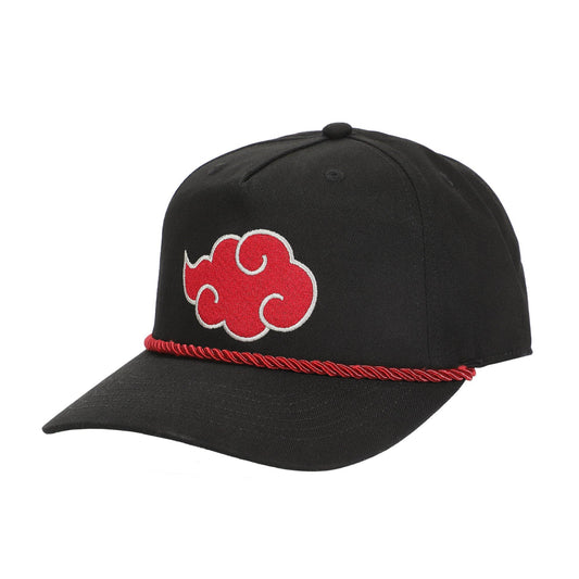 Naruto Embroidered Akatsuki Cloud Snapback Hat