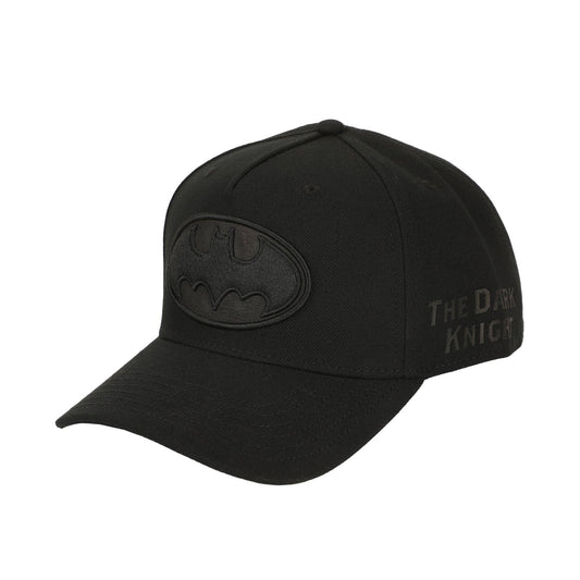 Batman Symbol Embroidery With Pu Inlay Poly Wool B104 A Frame Snapback