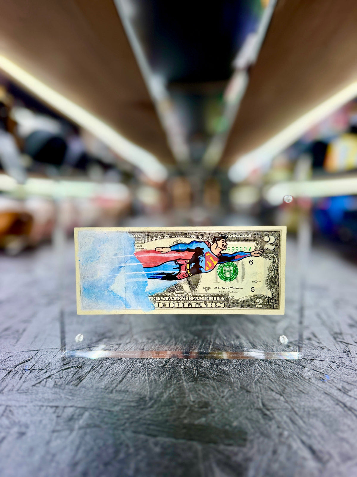 Superman $2 Dollar Bill Art 10.0