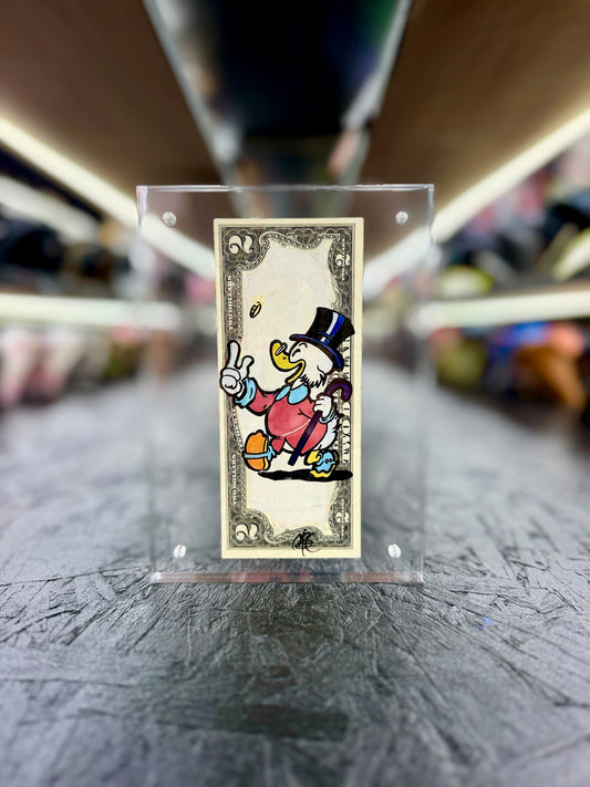 Scrooge McDuck $2 Dollar Bill Art 13.9