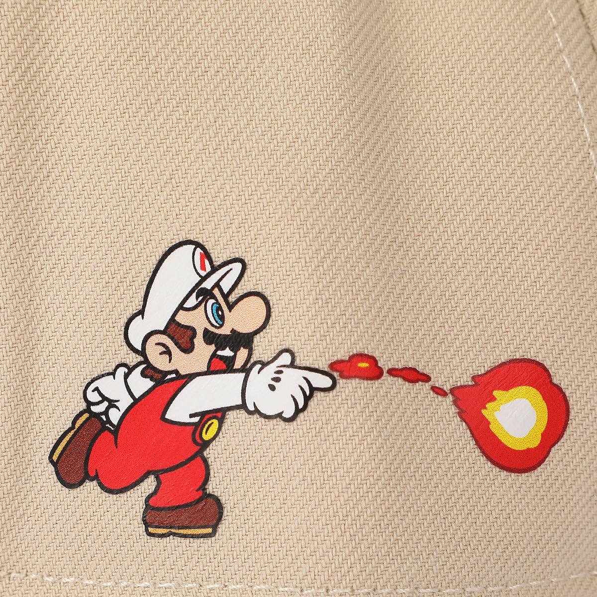 Super Mario Bros Fire Snapback Hat
