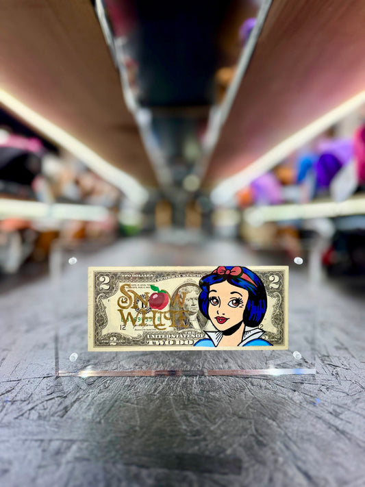 Snow White $2 Dollar Bill Art 1.0