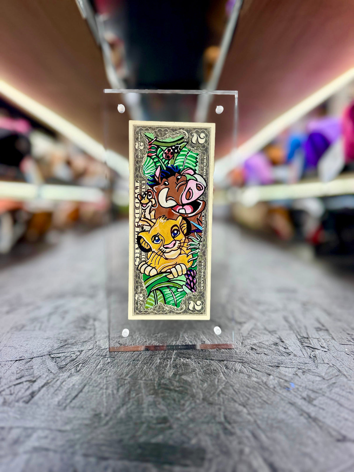 Lion King $2 Dollar Bill Art 2.0