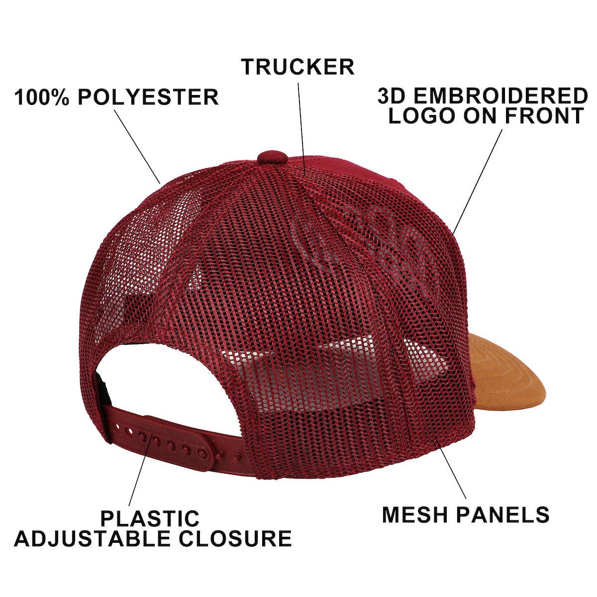 Dr Pepper Classic Logo Adult Mesh Trucker Cap - Shop Cool Tricks