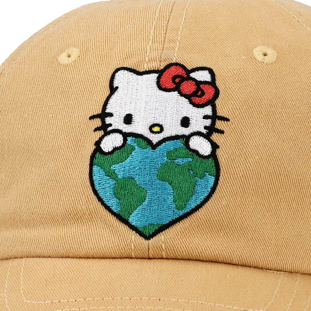 Hello Kitty Earth Day Embroidered Hat