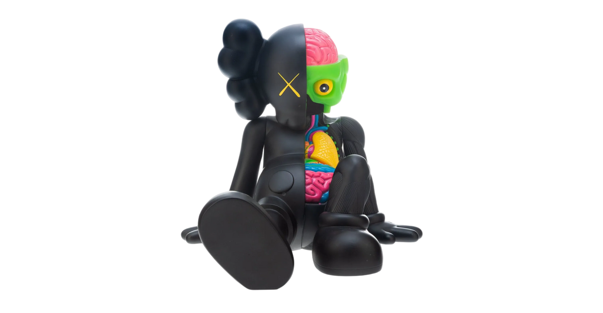 Kaws Resting Place (Black) 14.5 INCHES - 37 CM