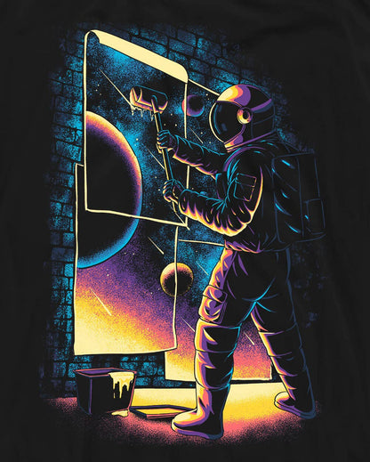 Men's Graphic Tee - Screenprinted T-Shirt (Stellar Streets)