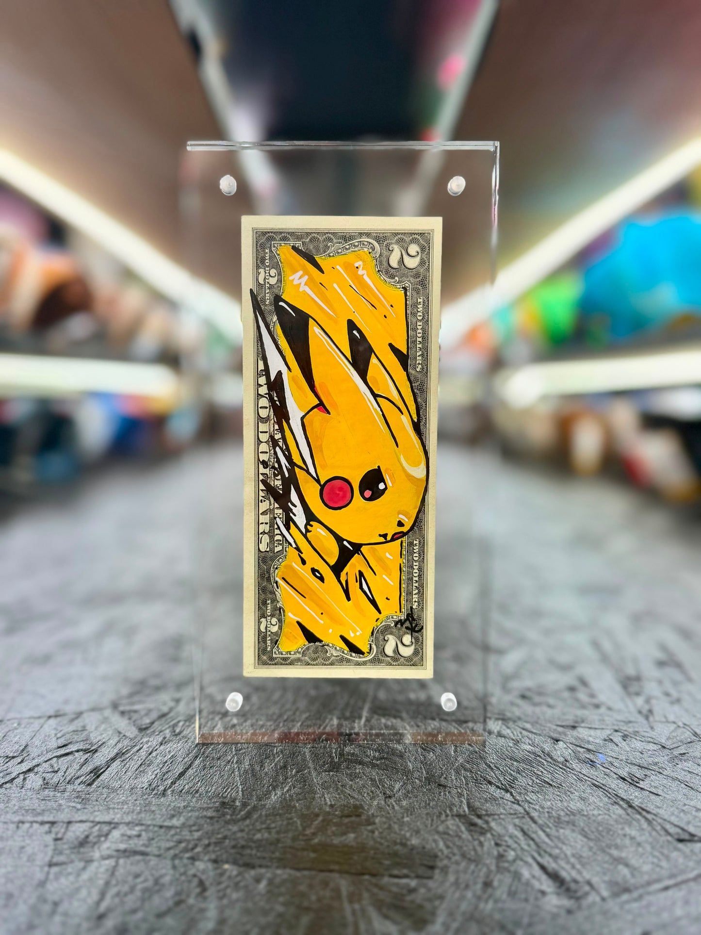Pokemon "Pikachu" $2 Dollar Bill Art 10.1