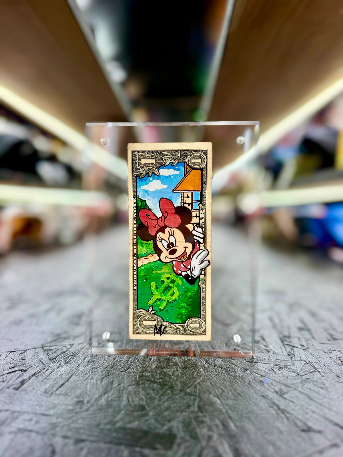 Minnie $1 Dollar Bill Art 5.0