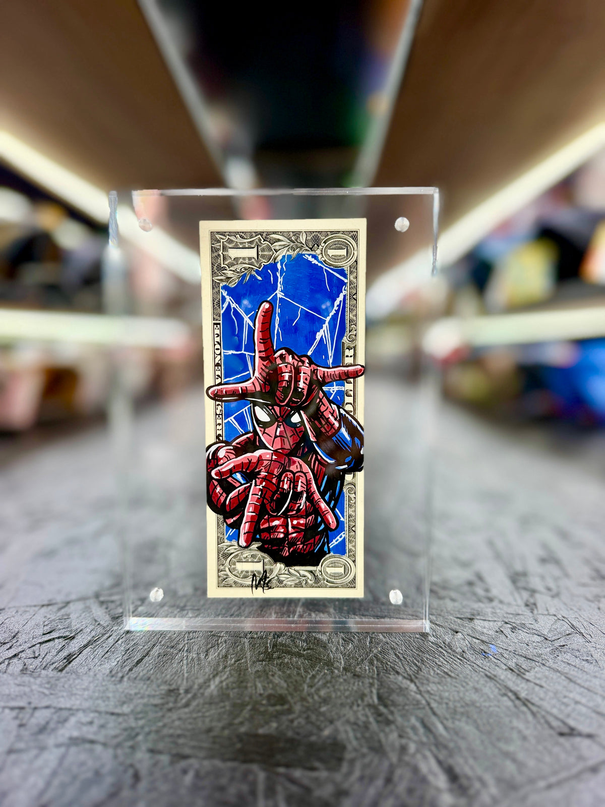 Spiderman $1 Dollar Bill Art 9.0
