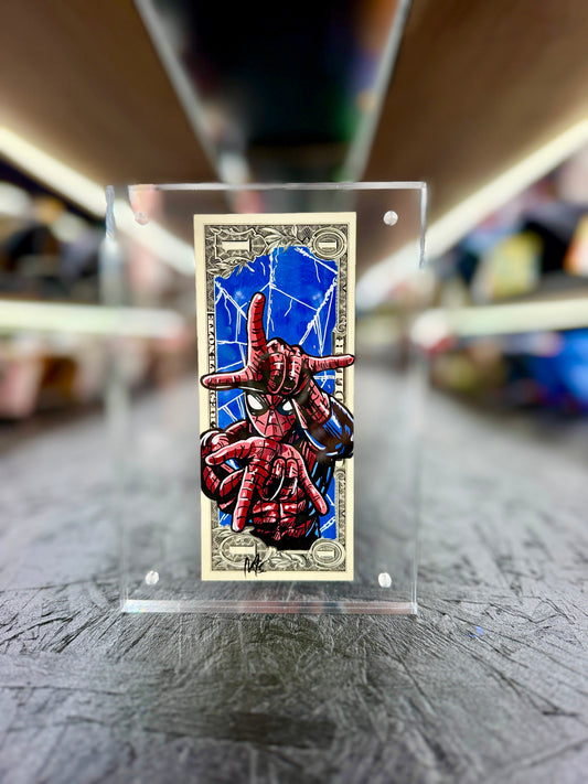 Spiderman $1 Dollar Bill Art 9.0