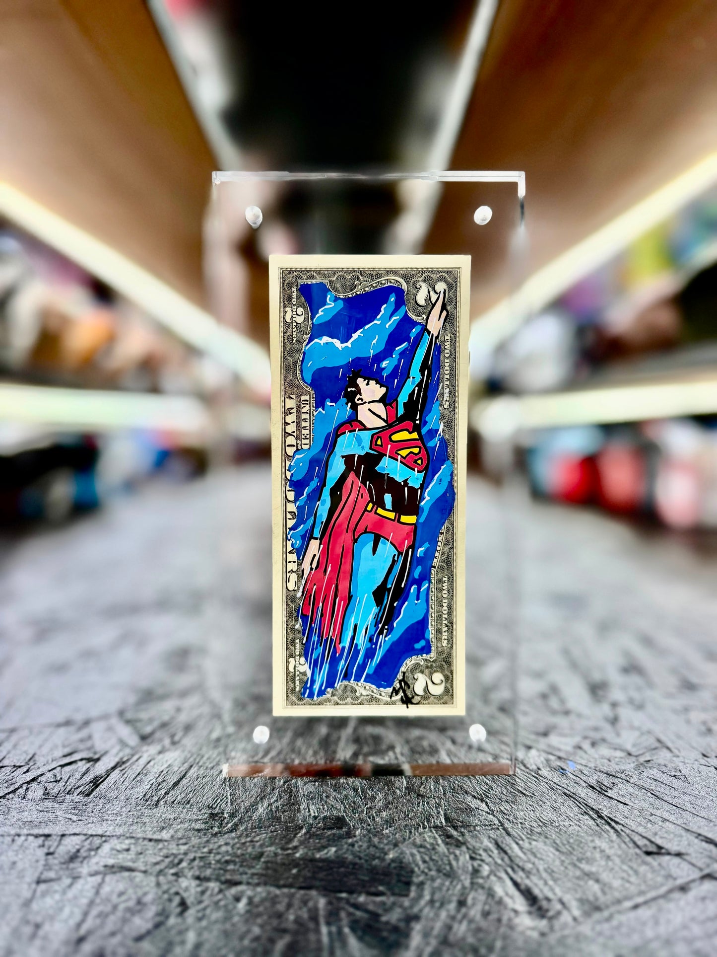 Superman $2 Dollar Bill Art 2.0