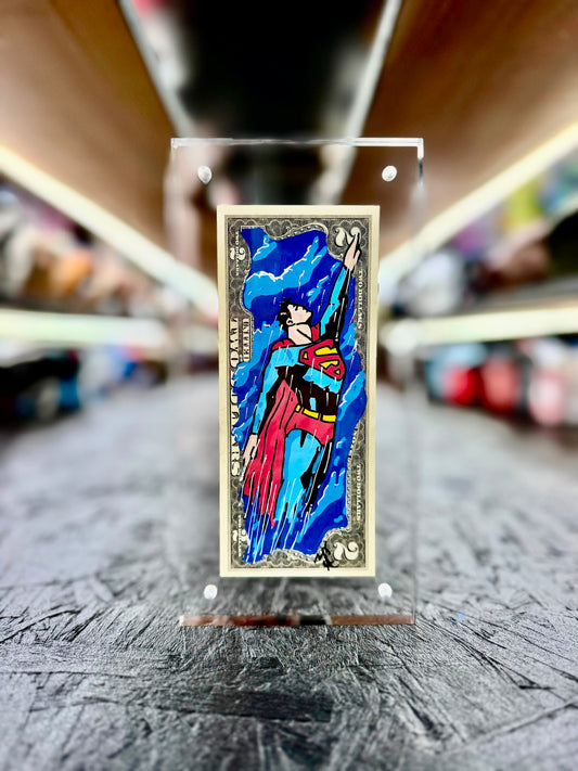 Superman $2 Dollar Bill Art 2.0
