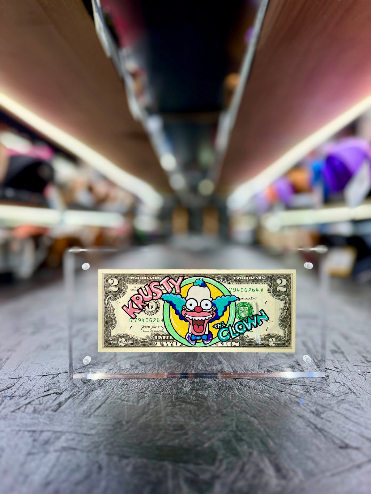 Simpsons (Krusty) $2 Dollar Bill Art 10.8