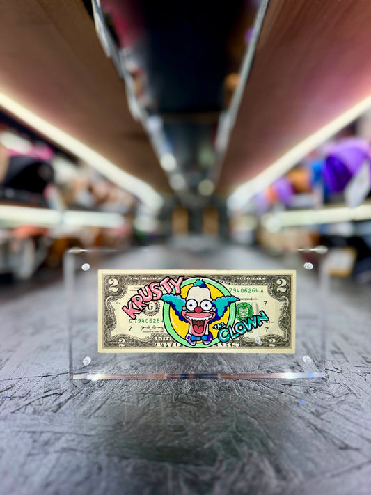 Simpsons (Krusty) $2 Dollar Bill Art 10.8