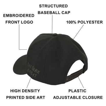 Batman Symbol Embroidery With Pu Inlay Poly Wool B104 A Frame Snapback