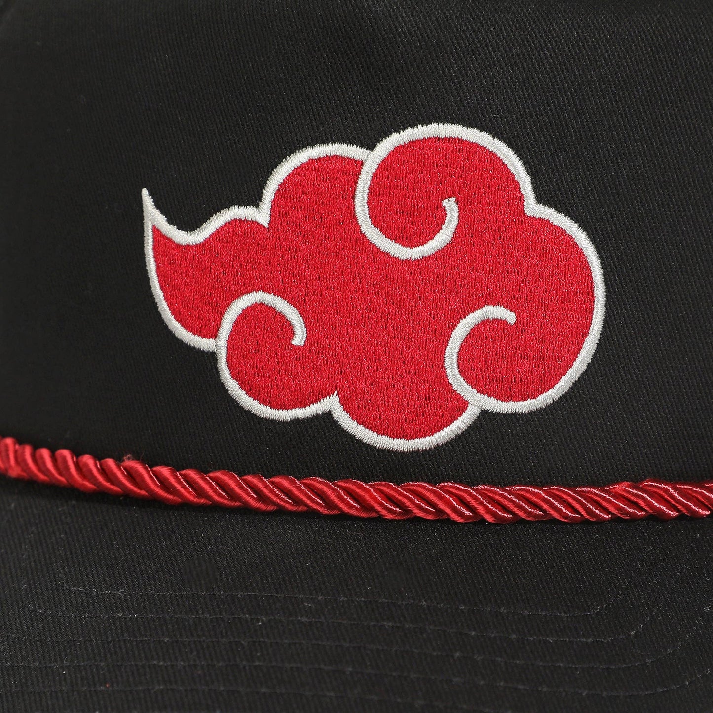 Naruto Embroidered Akatsuki Cloud Snapback Hat