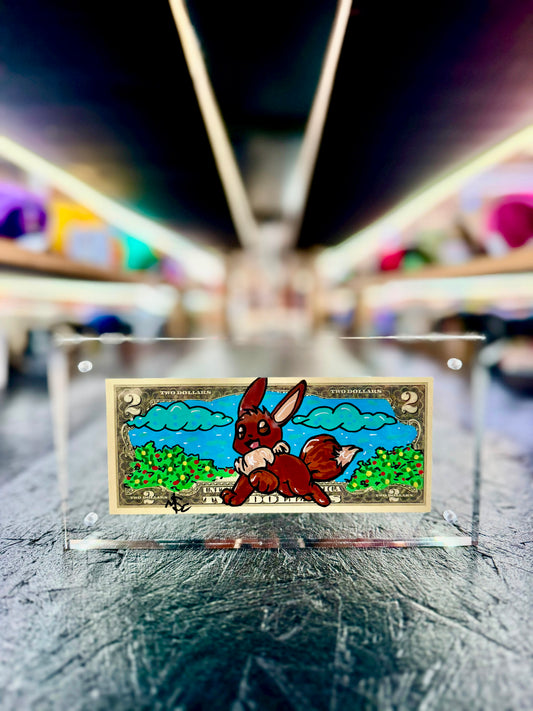 Pokemon "Eevee" $2 Dollar Bill Art 4.0