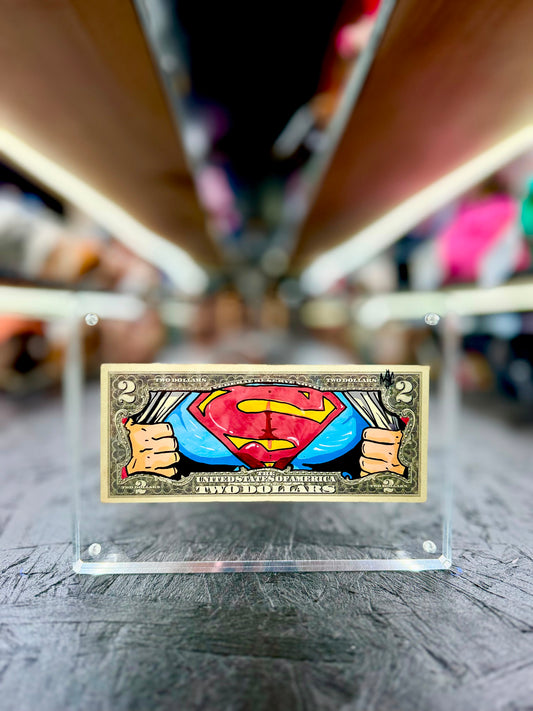 Superman $2 Dollar Bill Art 4.0
