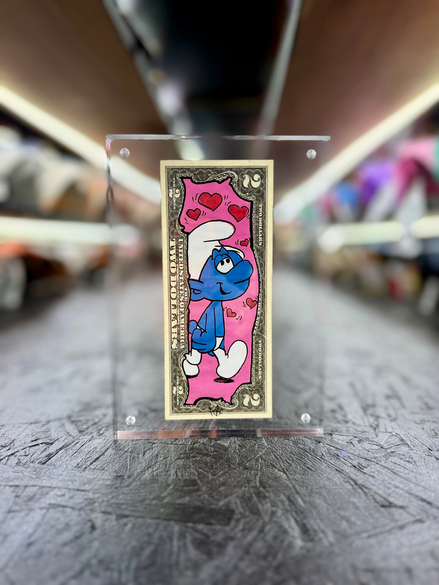 The Smurfs $2 Dollar Bill Art 3.0