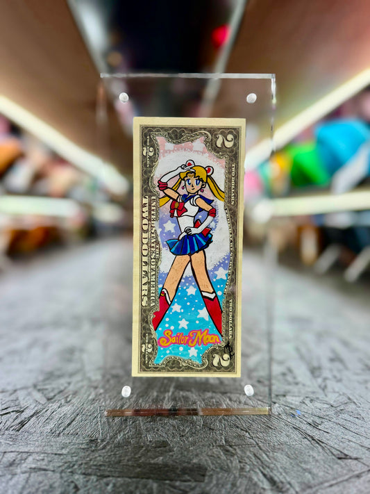 Sailor Moon $2 Dollar Bill Art 1.0