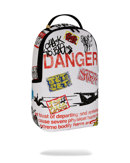 JETBLAST SIGN ON THE RUNWAY BACKPACK