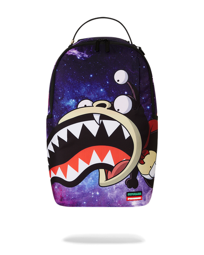 FUTURAMA NIBBLER EAT SHARK DLXR BACKPACK