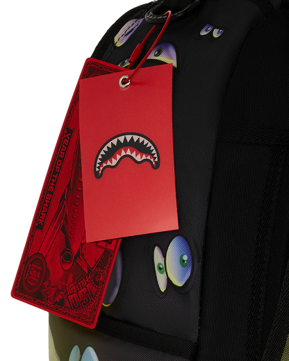 EYES ALL A GLOW (GLOW IN THE DARK) DLXR BACKPACK
