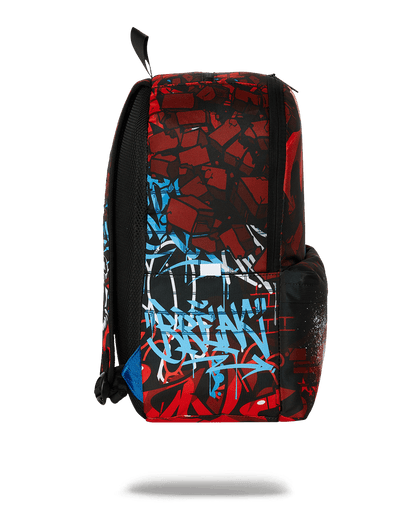 SPACE JUNK SUPERMAN GRAFFITI WALL BACKPACK