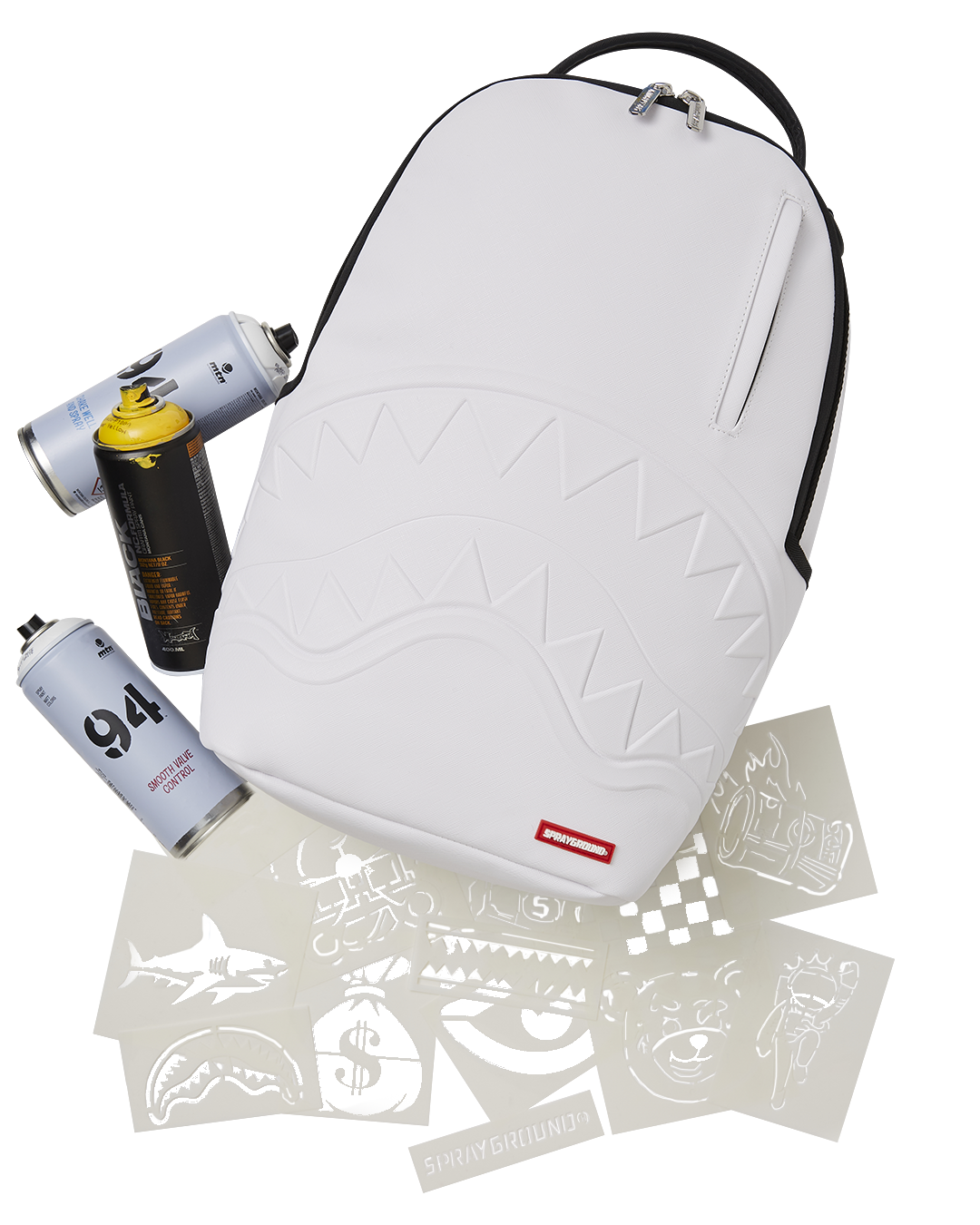 GRAFFITI ARTIST - DESIGN YOUR OWN BACKPACK - 9 STENCILS INCLUDED