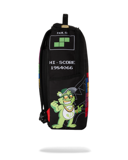 TETRIS WITH DIABLO AND MONEY BEAR BACKPACK