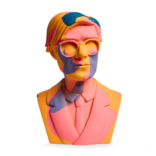 Extremely Limited Edition Kidrobot x Andy Warhol 12-Inch The Bust in Orange Camo