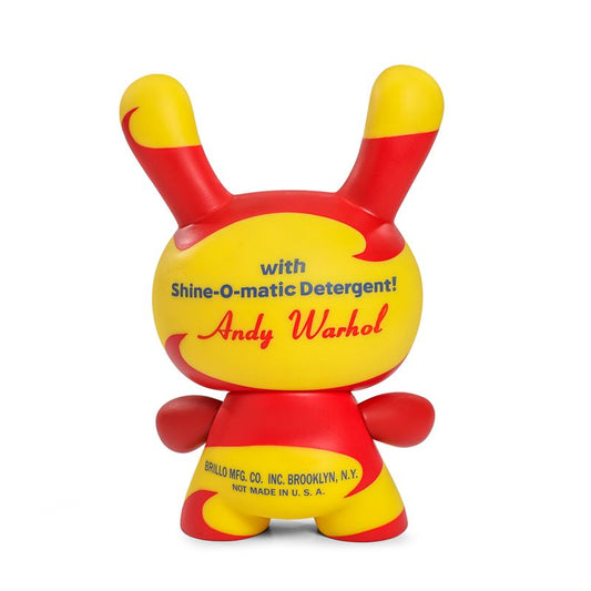 ANDY WARHOL 8 IN MASTERPIECE VINYL YELLOW BRILLO BOX DUNNY