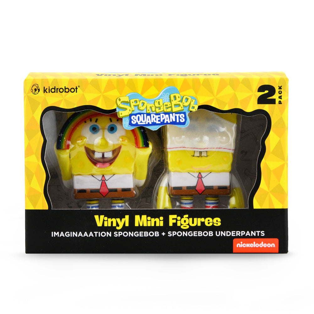 SpongeBob Underpants Vinyl Figure 2 Pack - Kidrobot