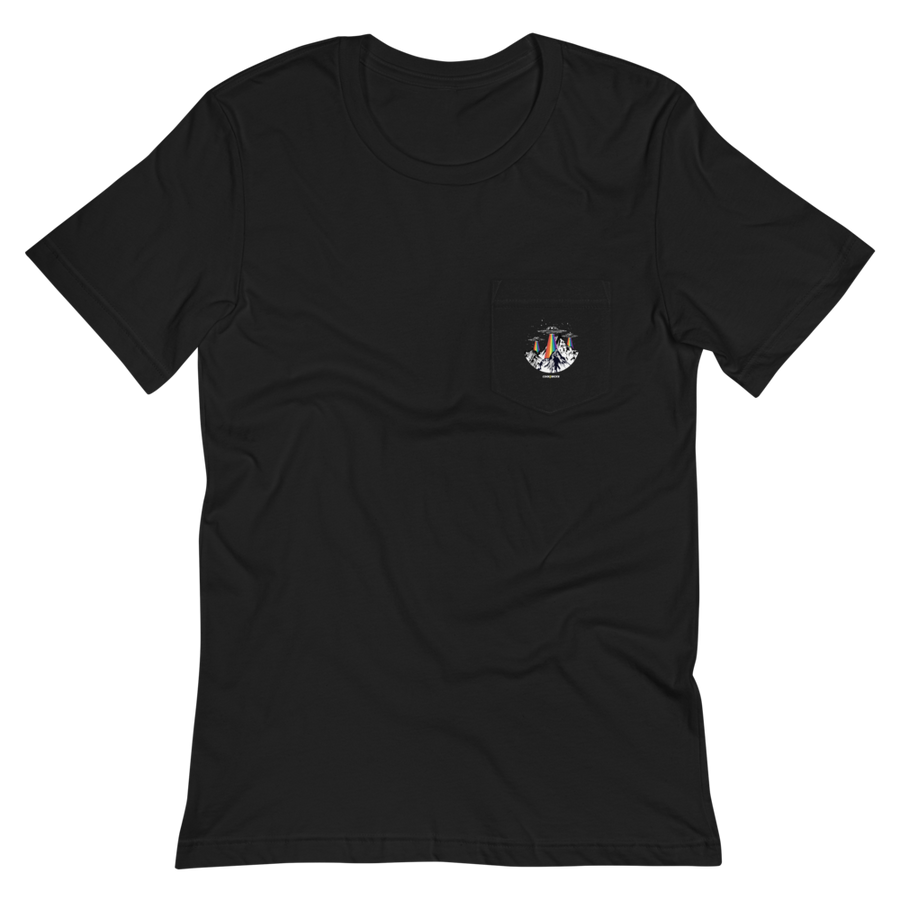 RAINBOW UFO'S Pocket T-Shirt
