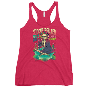 Silent is Gold Racerback Tank - Shop Cool Tricks