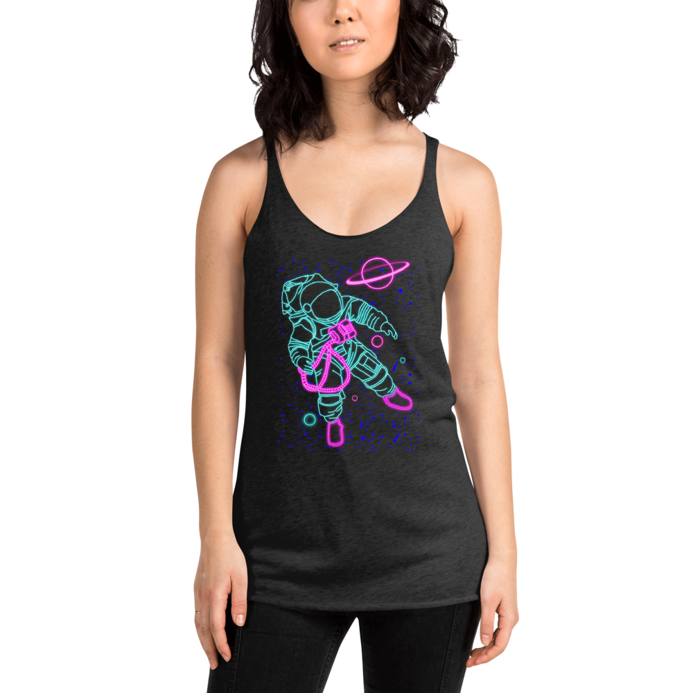 Neon Astronaut Racerback Tank - Shop Cool Tricks