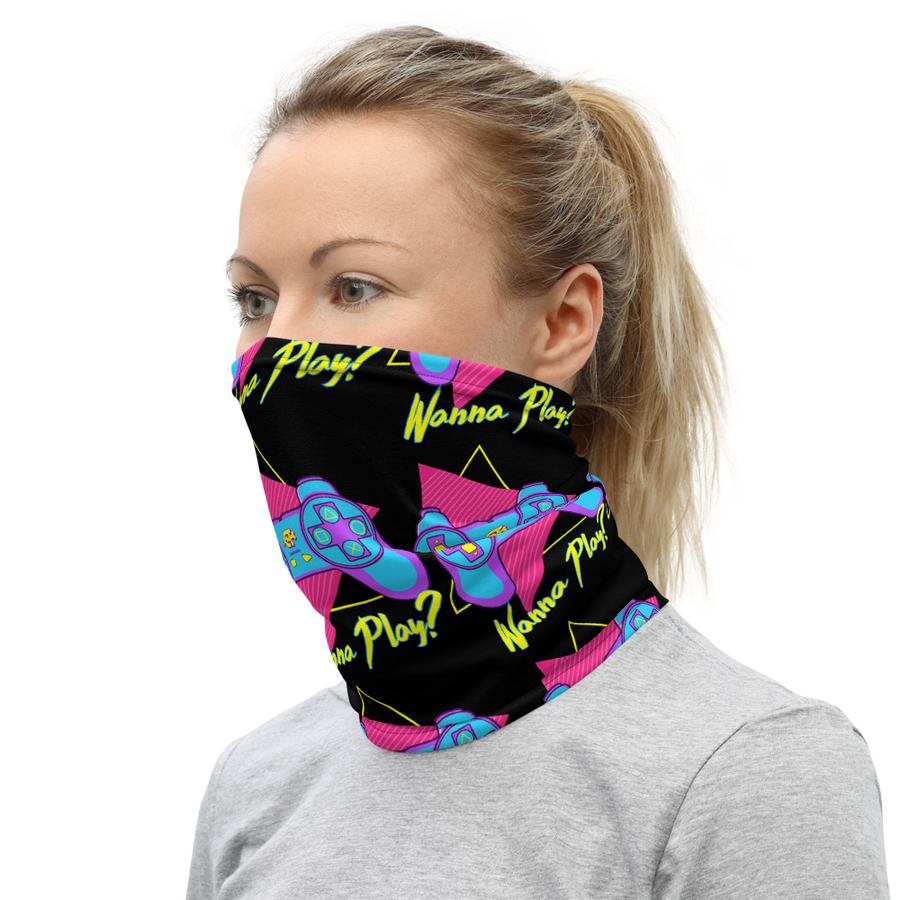 Kanji Play Neck Gaiter by Cool Tricks - Shop Cool Tricks