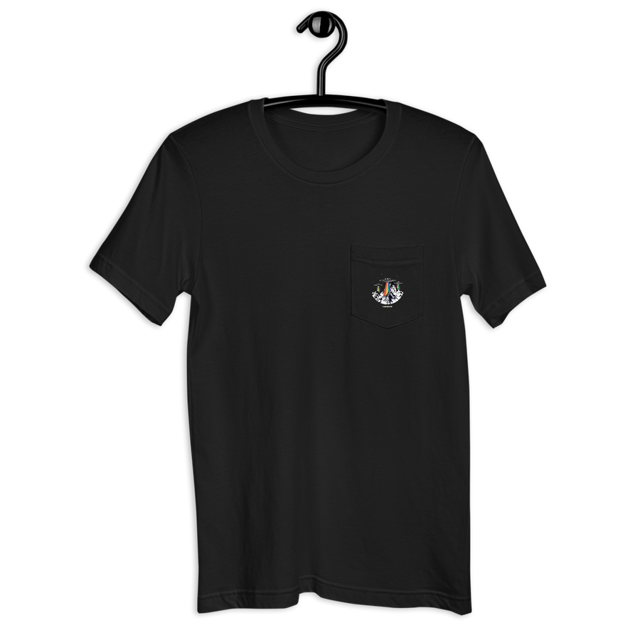 RAINBOW UFO'S Pocket T-Shirt