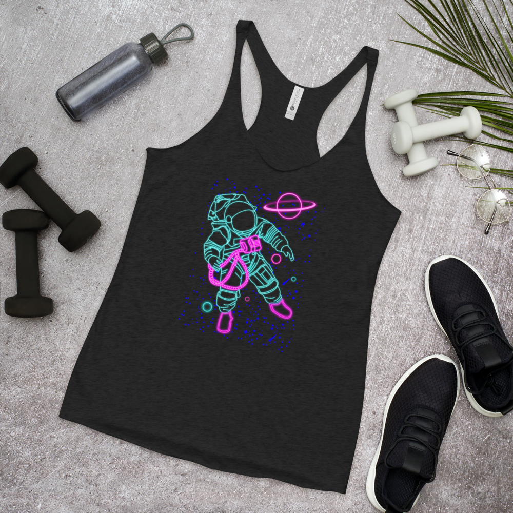 Neon Astronaut Racerback Tank - Shop Cool Tricks