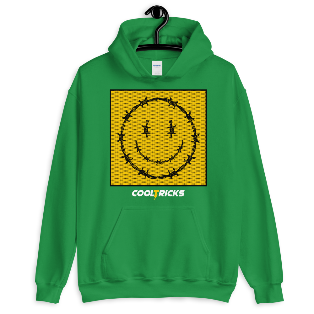 HAPPY BARBED WIRE Hoodie