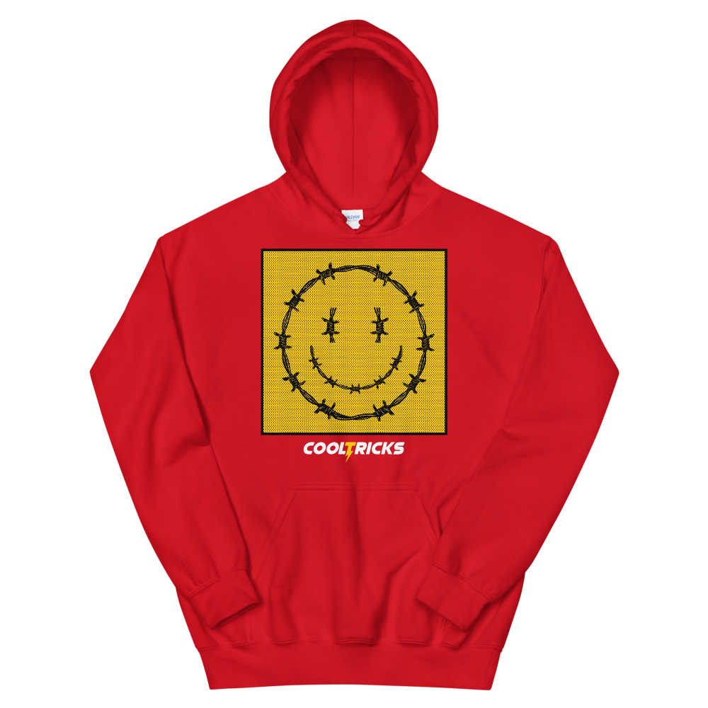HAPPY BARBED WIRE Hoodie